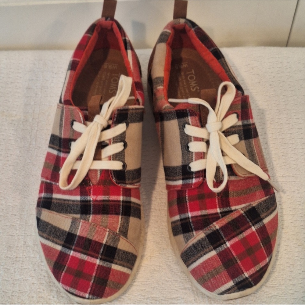 Toms Del Rey women's sneakers plaid